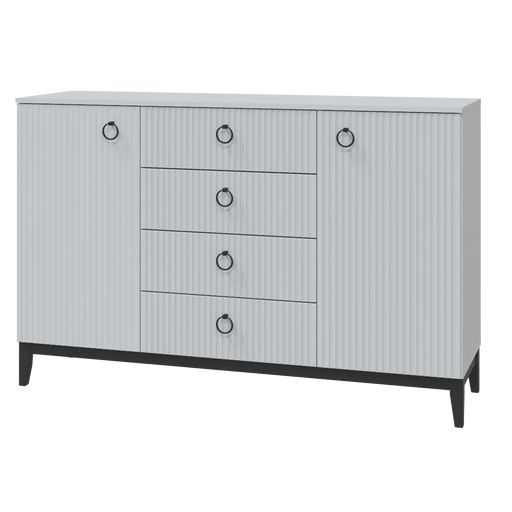 Комод «Шарлиз», 2 дверцы, 4 ящика